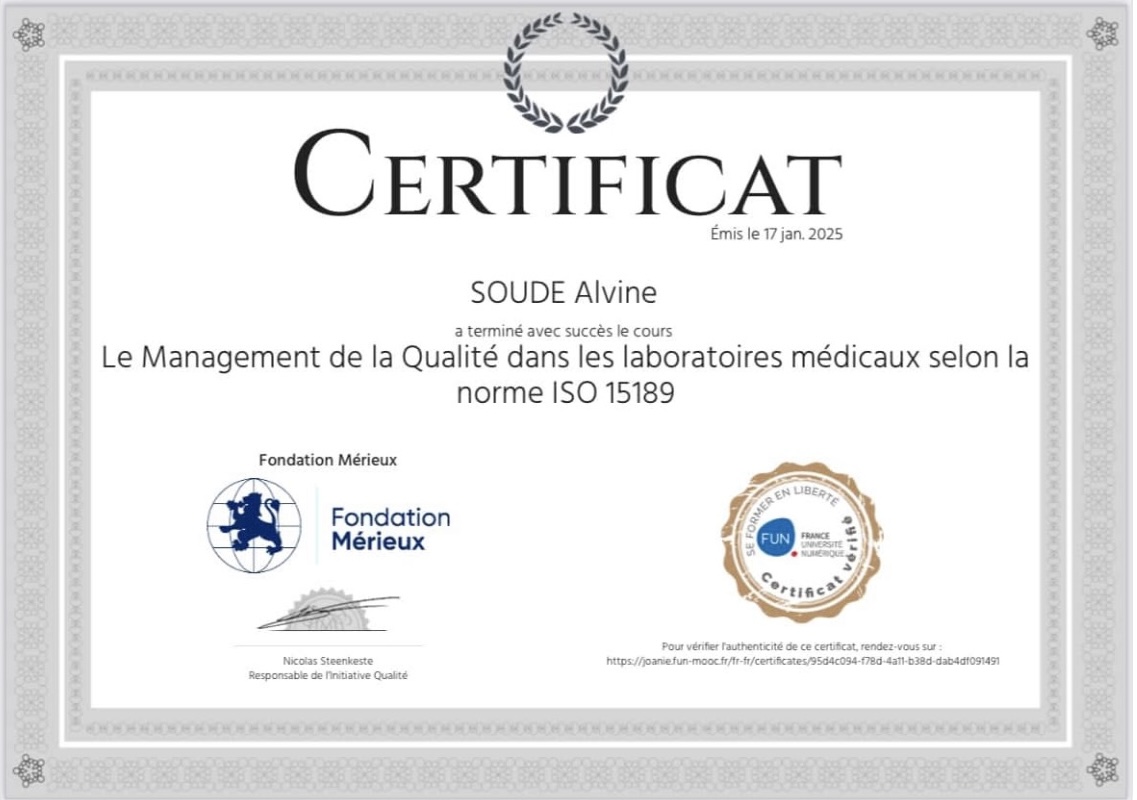 Cours de perfectionnement.